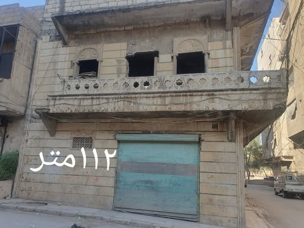للبيع بالمرجه بشارع جامع رابعه العدويه  بيت عربي مساحة ١١٢ متر  زوية  اتجاه ابلي غربي  +963944262854