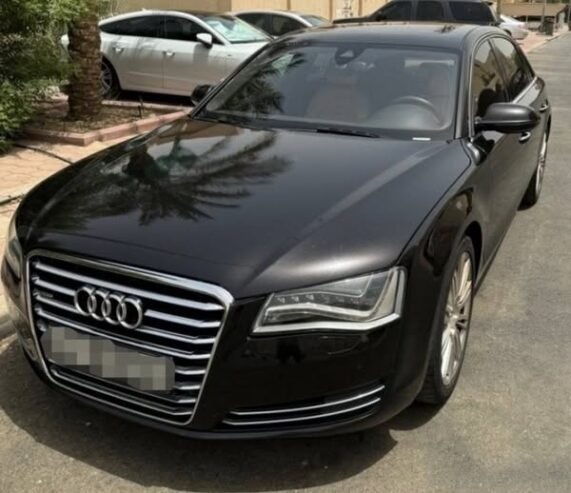اودي a8 كرت 2014 اكمل وصف من فئتها نضافة ولا اروع بمحرك ديزل للتواصل الصور على الواتساب الباقية من الداخل 0958937671