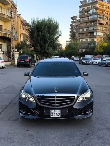 مرسيدس E300 _ سنة الصنع 2016 _ العداد 100.000 km _ المحرك 6 سلندر 3000cc _ خالية العلام ولا ملاحظة