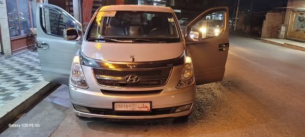 HYUNDAI. ….H1اوربي النمرة حلب عمومي سياحي اساسي خالي العلام برا جوا موديل 2008 ف