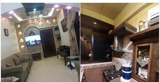 للبيع (طابو)بيت طابق اول خلفي شمالي شرقي مفروش
